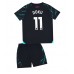Maillot de foot Manchester City Jeremy Doku #11 Troisième vêtements enfant 2023-24 Manches Courtes (+ pantalon court)